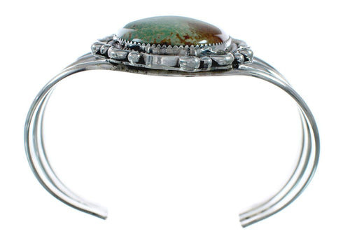 Native American Navajo Sterling Silver Turquoise Cuff Bracelet TX10310